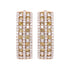 1.10tct Yellow Diamonds Earrings with 1.21tct diamonds set in 14K yellow gold