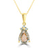 2.47Ct Sapphire Pendant With 0.07Tct Diamonds Set In 14K Yellow Gold