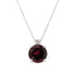 2.55ct Tourmaline pendant with 0.05tct diamonds set in 14K white gold