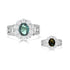 1.01ct Alexandrite Rings With 0.98tct Diamonds Set In Platinum 950