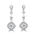 0.62tct Diamond Earring with 0.52tct Diamonds set in 950 Platinum