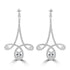 0.62tct Diamond Earring with 0.92tct Diamonds set in 18K White Gold