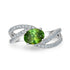 1.69ct Sphene Ring with 0.4tct Diamonds set in 14K White Gold