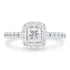 0.52ct Diamond Ring with 0.51tct Diamonds set in 950 Platinum