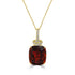 16.9ct Citrine Pendant with 0.21tct Diamonds set in 18K Yellow Gold