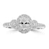 0.5ct Diamond Rings with 0.5tct Diamond set in Platinum 950