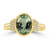 3.1ct Tourmaline Rings with 0.1tct Diamond set in 18K Yellow Gold