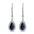 1.71ct Spinel Earrings with 0.22tct Diamond set in 18K White Gold
