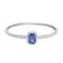 3.92ct Tanzanite Bangles with 0.953tct Diamond set in 18K White Gold