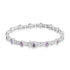 1.81ct Alexandrite Bracelets with 2.01tct Diamond set in 18K White Gold