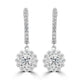 0.5tct Diamond Earring with 0.51tct Diamonds set in 950 Platinum
