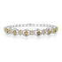 1.58tct Yellow Diamond Bangles with 1.26tct Diamond set in 18K White Gold