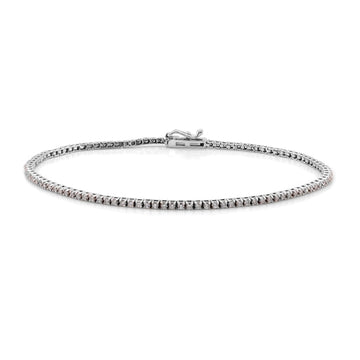 1ct Diamond Tennis Bracelet In 14K White Gold Bracelet