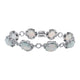15.41ct Opal bracelet with 0.58 ct diamonds in 14K white gold