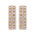 1.10tct Yellow Diamonds Earrings with 1.21tct diamonds set in 14K yellow gold