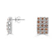 0.9tct Diamond Earring set in 10K White Gold