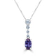 0.59Ct Alexandrite Pendant With 0.13Tct Diamonds Set In 950 Platinum