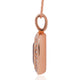 1.48ct Morganite Pendant With 0.15tct Diamonds Set In 14kt Rose Gold
