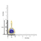 2.68Ct Tanzanite Pendant With 0.31Tct Diamonds Set In 14K Yellow Gold