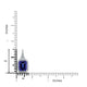 2.30Ct Tanzanite Pendant With 0.21Tct Diamonds Set In 14K White Gold