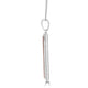 4.63ct Amolite Pendant with 0.25ct Diamonds set in 14K White Gold