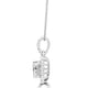 0.7ct Diamond Pendant with 0.31ct Diamonds set in 14K White Gold