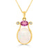 5.34Ct Opal Pendant With 0.05Tct Diamonds Set In 14K Yellow Gold