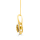 2.05ct Sphene Pendant with 0.62ct Diamonds set in 14K Yellow Gold
