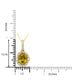 3.53ct Sphene Pendant with 0.49ct Diamonds set in 14K Yellow Gold