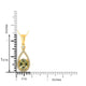 1.51Ct Tourmaline Pendant With 0.23Tct Diamonds Set In 14K Yellow Gold