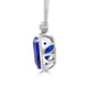 38.47 Tanzanite Necklaces with 1.65tct Diamond set in 18K White Gold