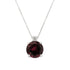 2.55ct Tourmaline pendant with 0.05tct diamonds set in 14K white gold