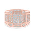 0.84ct Pink Diamond Ring with 0.3ct Diamonds set in 14K Rose Gold