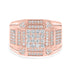 0.84ct Pink Diamond Ring with 0.3ct Diamonds set in 14K Rose Gold