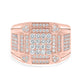 0.84ct Pink Diamond Ring with 0.3ct Diamonds set in 14K Rose Gold