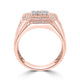 0.84ct Pink Diamond Ring with 0.3ct Diamonds set in 14K Rose Gold