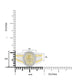 1ct Yellow Diamond Ring with 0.31ct Diamonds set in 14K Two Tone