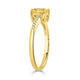 0.92ct Sapphire Rings with 0.05tct diamonds set in 14KT yellow gold