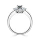 0.40ct Alexandrite Rings With 0.67tct Diamonds Set In Platinum 900 Platinum