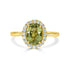 1.62ct Sapphire Rings  with 0.21tct diamonds set in 14KT gold