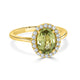 1.62ct Sapphire Rings  with 0.21tct diamonds set in 14KT gold