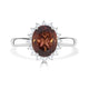 3.04ct Tourmaline Rings with 0.22tct Diamond set in 14K White Gold