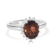 3.04ct Tourmaline Rings with 0.22tct Diamond set in 14K White Gold