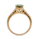 1.99Ct Tourmaline And 0.28Tct Diamond 14Kt Yellow Gold Band