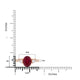 2.29ct Rubellite Ring With 0.30tct Diamonds Set In 14K Rose Gold