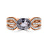 1.94ct Sapphire Rings with 0.38tct diamonds set in 18KT rose gold