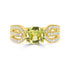 2.07ct Sapphire Rings with 0.34tct diamonds set in 14KT yellow gold