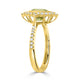 1.48ct Sphene Rings with 0.31tct Diamond set in 14K Yellow Gold