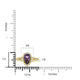 1.15ct Sapphire Rings with 0.5tct diamonds set in 14KT yellow gold