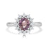 1.30ct Sapphire Rings with 0.33tct diamonids set in 14KT white gold